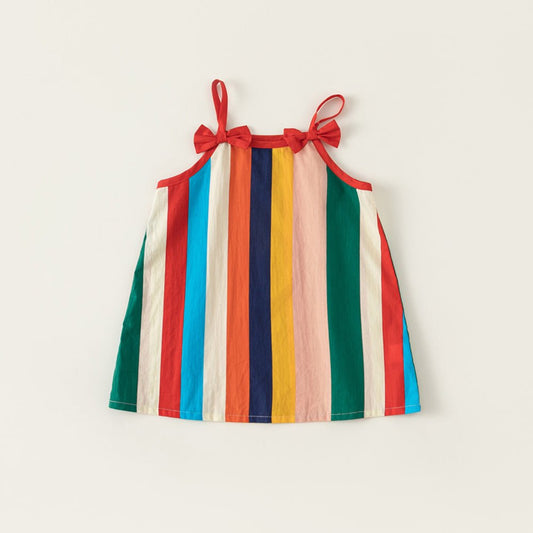 2023 Girl's Summer Striped Sundress - babeliobaby
