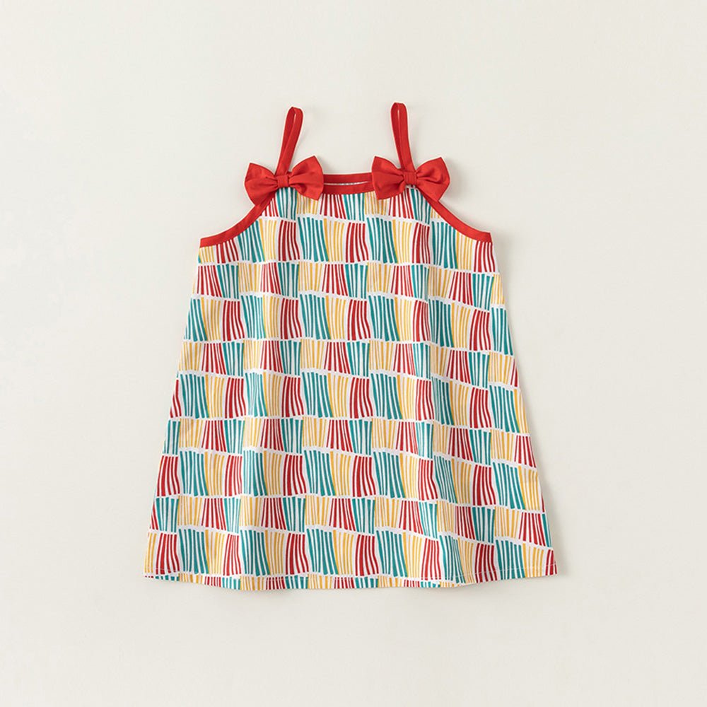 2023 Girl's Summer Striped Sundress - babeliobaby
