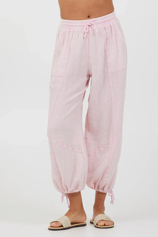Washed Gauze Pants