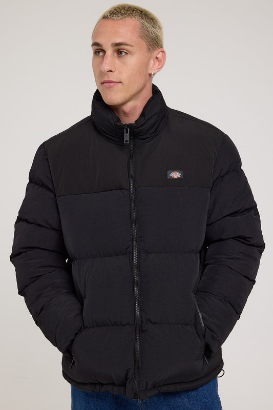 Dickies Haskell Puffer Jacket Black