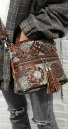 Bohemian Genuine Leather Crossbody Bag