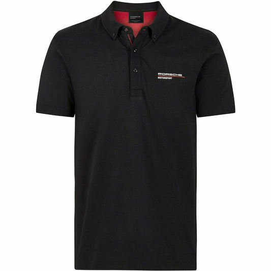 Porsche Motorsport Black Polo Shirt