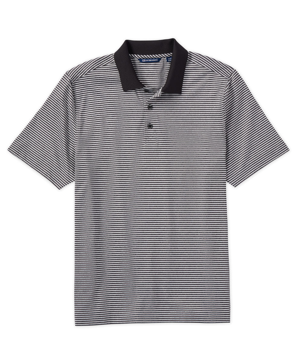 Cutter & Buck Drytec Tonal Stripe Stretch Jersey Polo