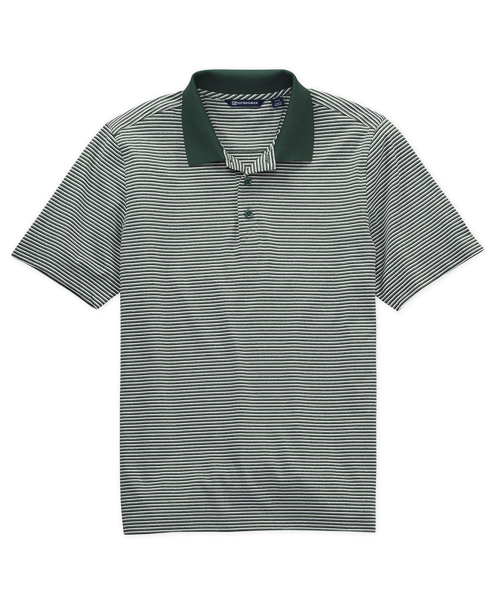 Cutter & Buck Drytec Tonal Stripe Stretch Jersey Polo