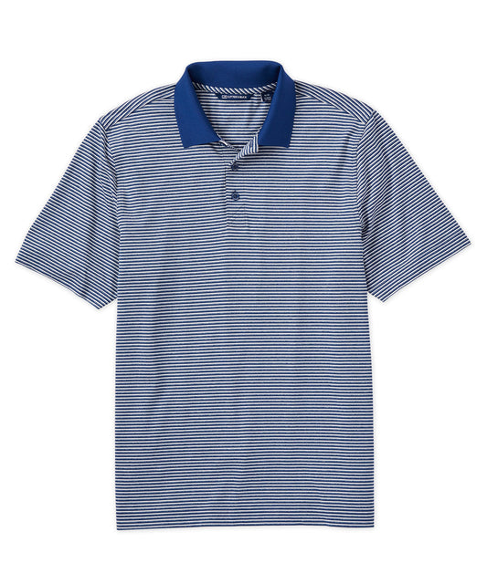 Cutter & Buck Drytec Tonal Stripe Stretch Jersey Polo