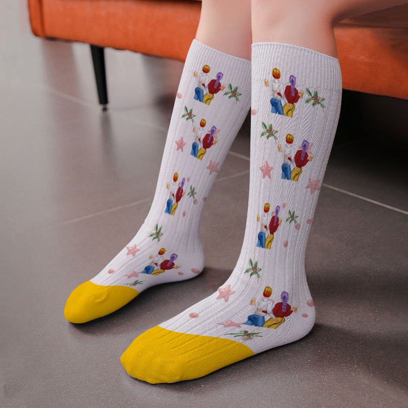 Under The Mistletoes - Personalized Customized Socks - Gift For Couple Lover - Valentine's Day Gift