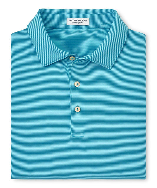 Peter Millar Short Sleeve Jubilee Stripe Polo Knit Shirt