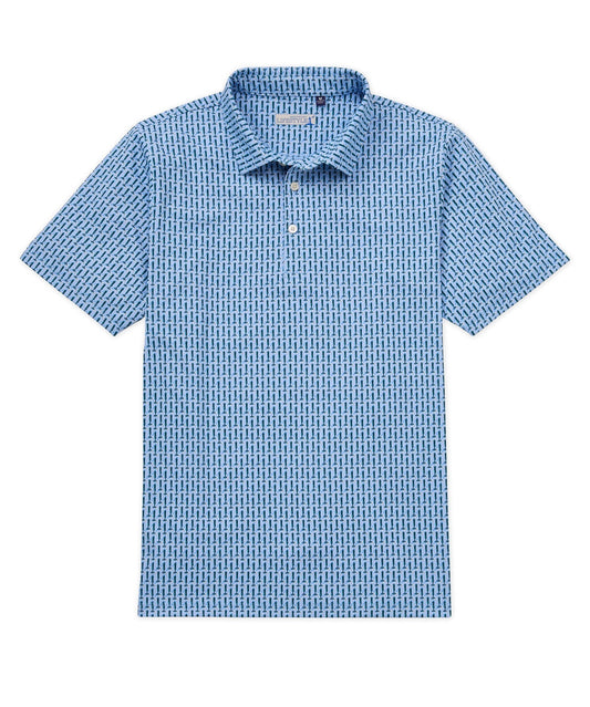 Westport Lifestyle Ball Washer Print Performance Polo Knit Shirt
