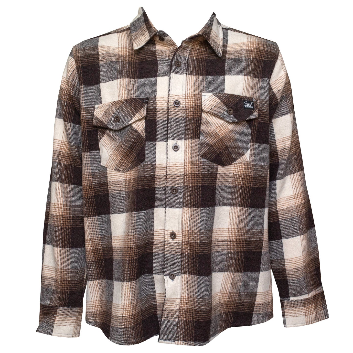 Surf Station 4th Street Men's L/S Flannel Shirt