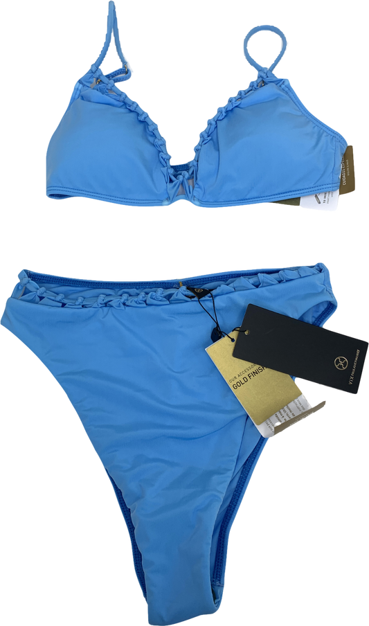 Vix Swimwear Blue 'leeza' Bikini UK M