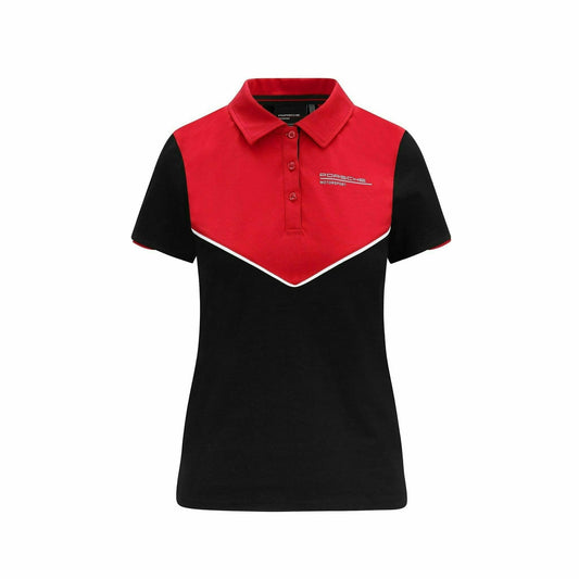 Porsche Motorsport Women's Fanwear Polo Shirt- Black