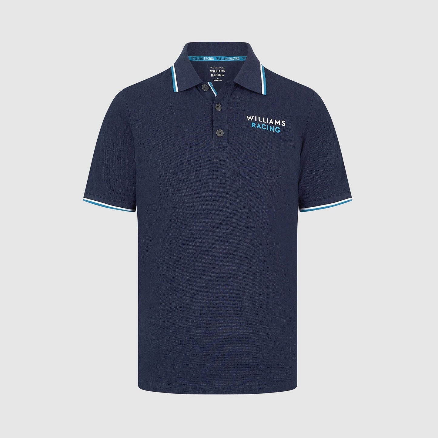 Williams Racing F1 Men's Small Logo Polo Shirt - Navy
