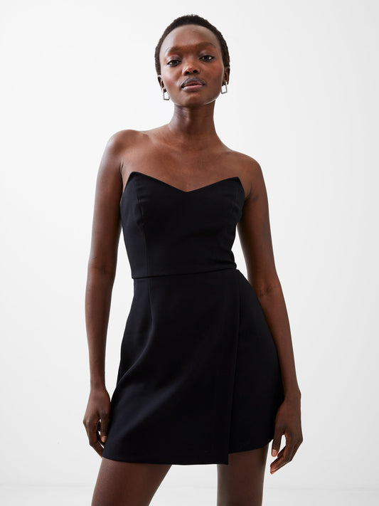 Whisper Strapless Dress in Black