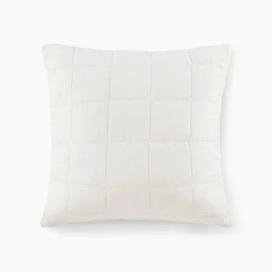 European Pillow Sham Soft White