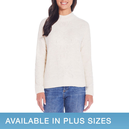 Weatherproof Vintage Ladies' Holiday Chenille Sweater
