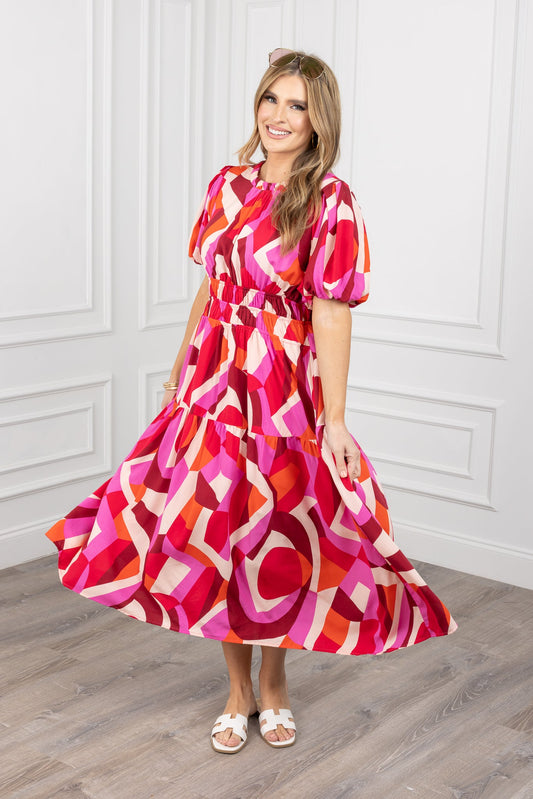 Jessica Dress- Pink