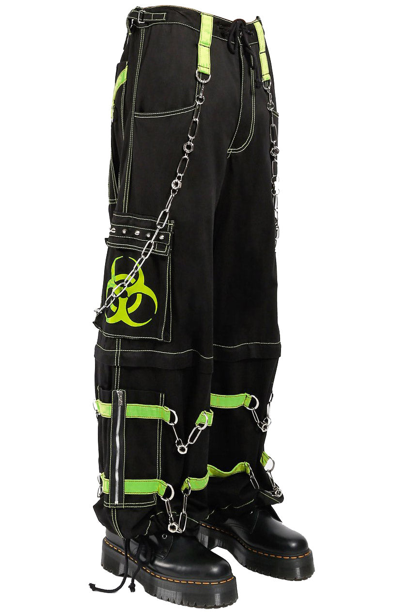 Tripp Biohazard Zip Off Pants [BLACK/LIME]