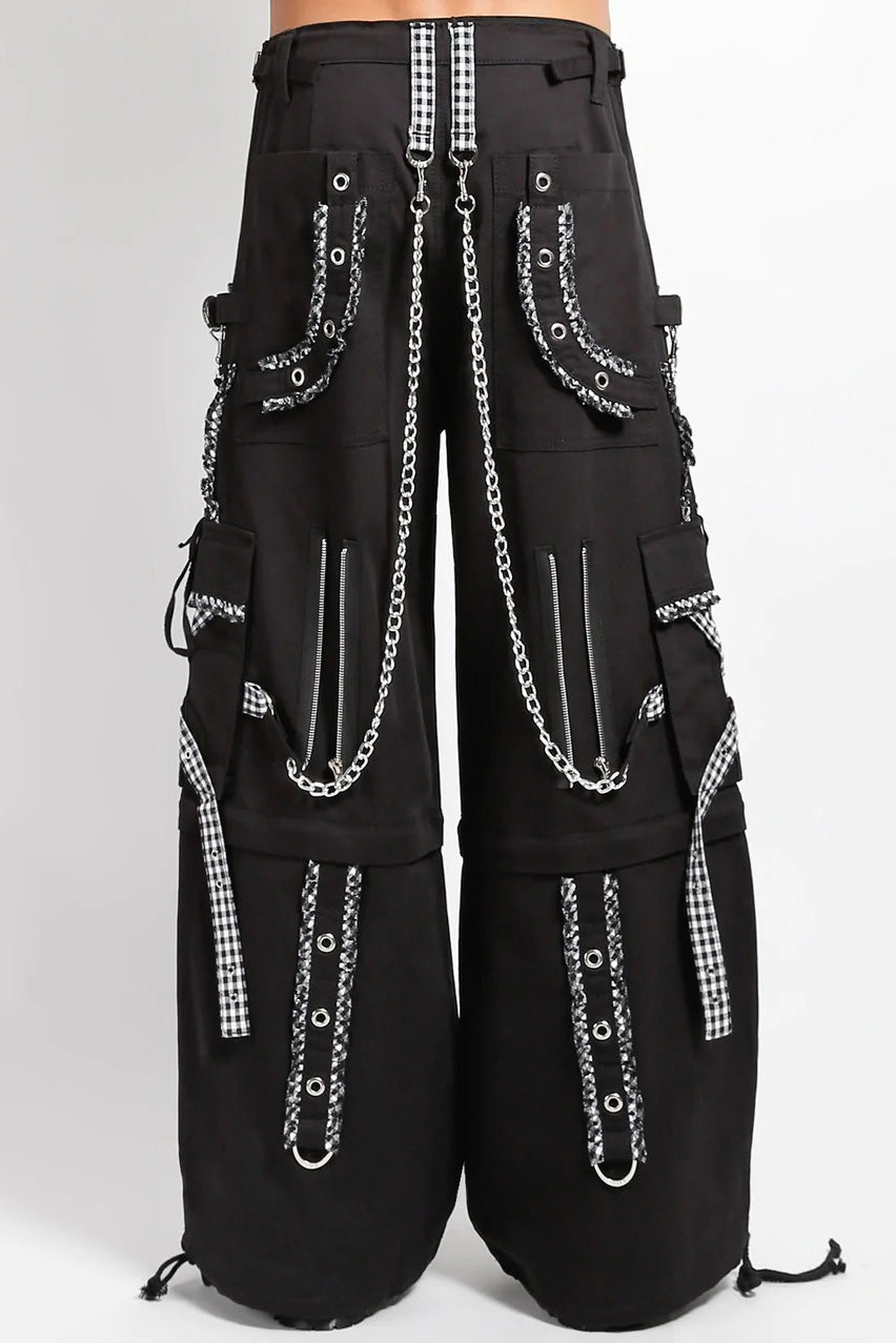 Tripp NYC Peep Dark Street Pants [BLACK/WHITE]