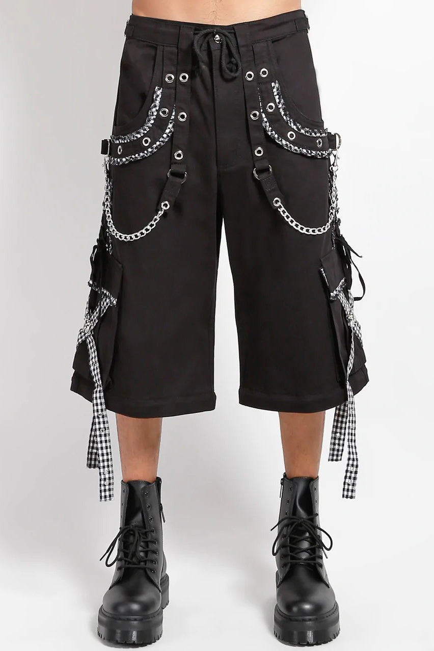 Tripp NYC Peep Dark Street Pants [BLACK/WHITE]