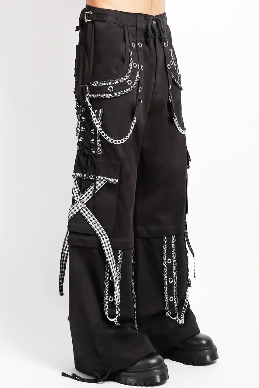 Tripp NYC Peep Dark Street Pants [BLACK/WHITE]