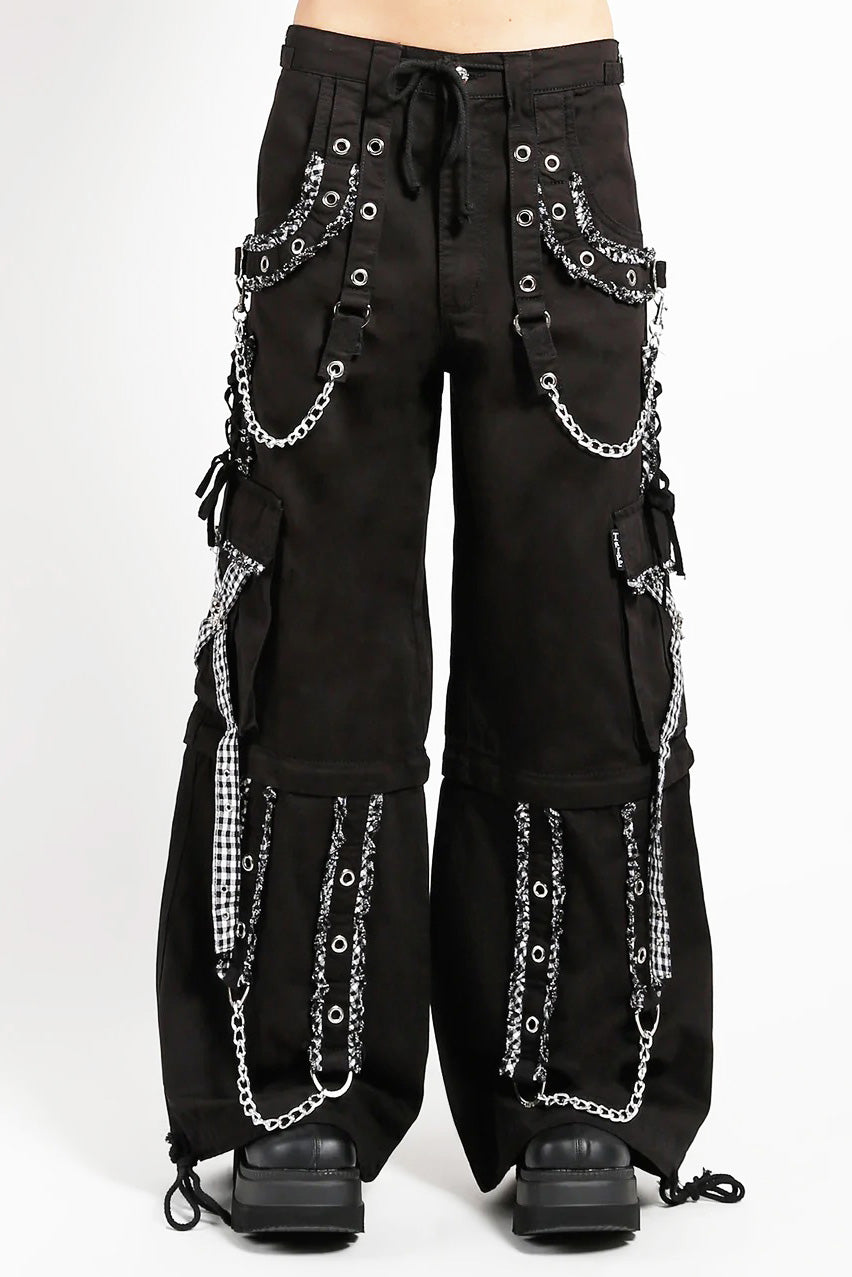 Tripp NYC Peep Dark Street Pants [BLACK/WHITE]