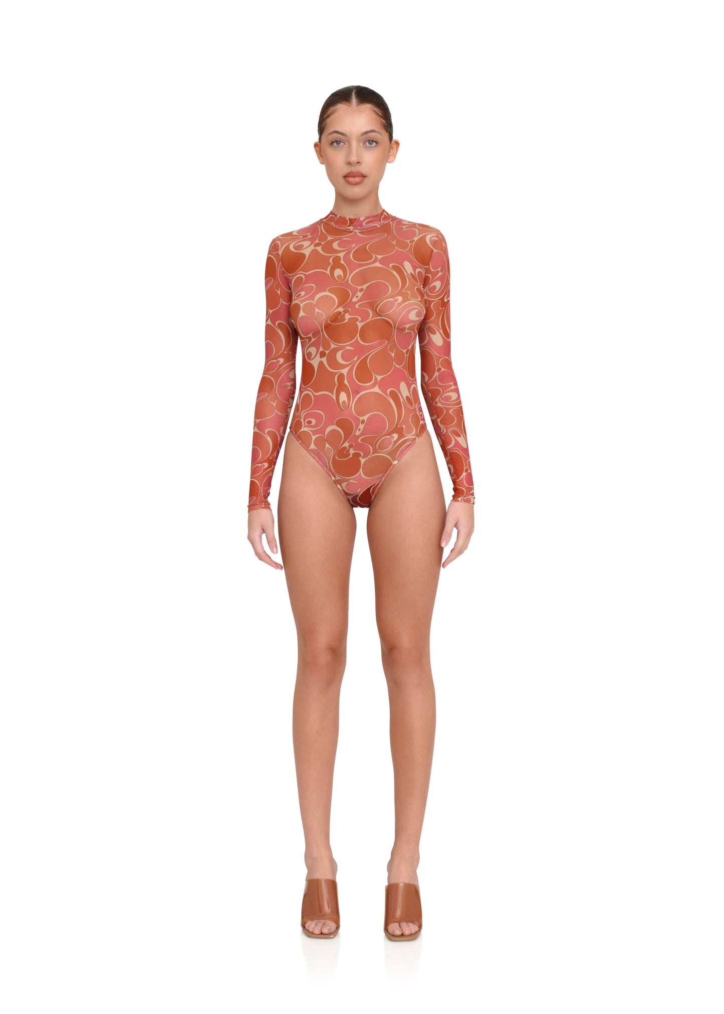ELLE CARO PRINT BODYSUIT