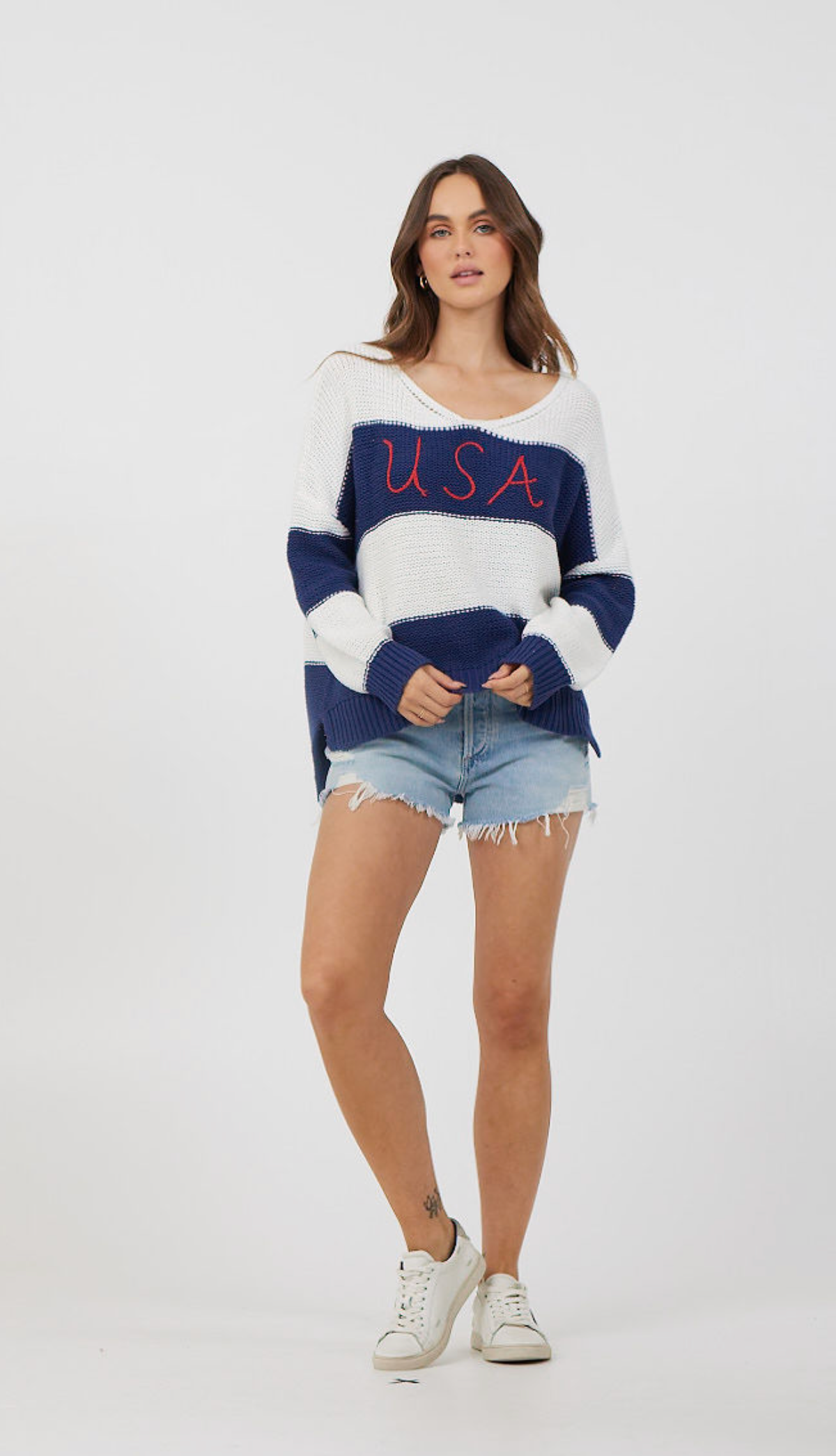 Stripe USA Sweater