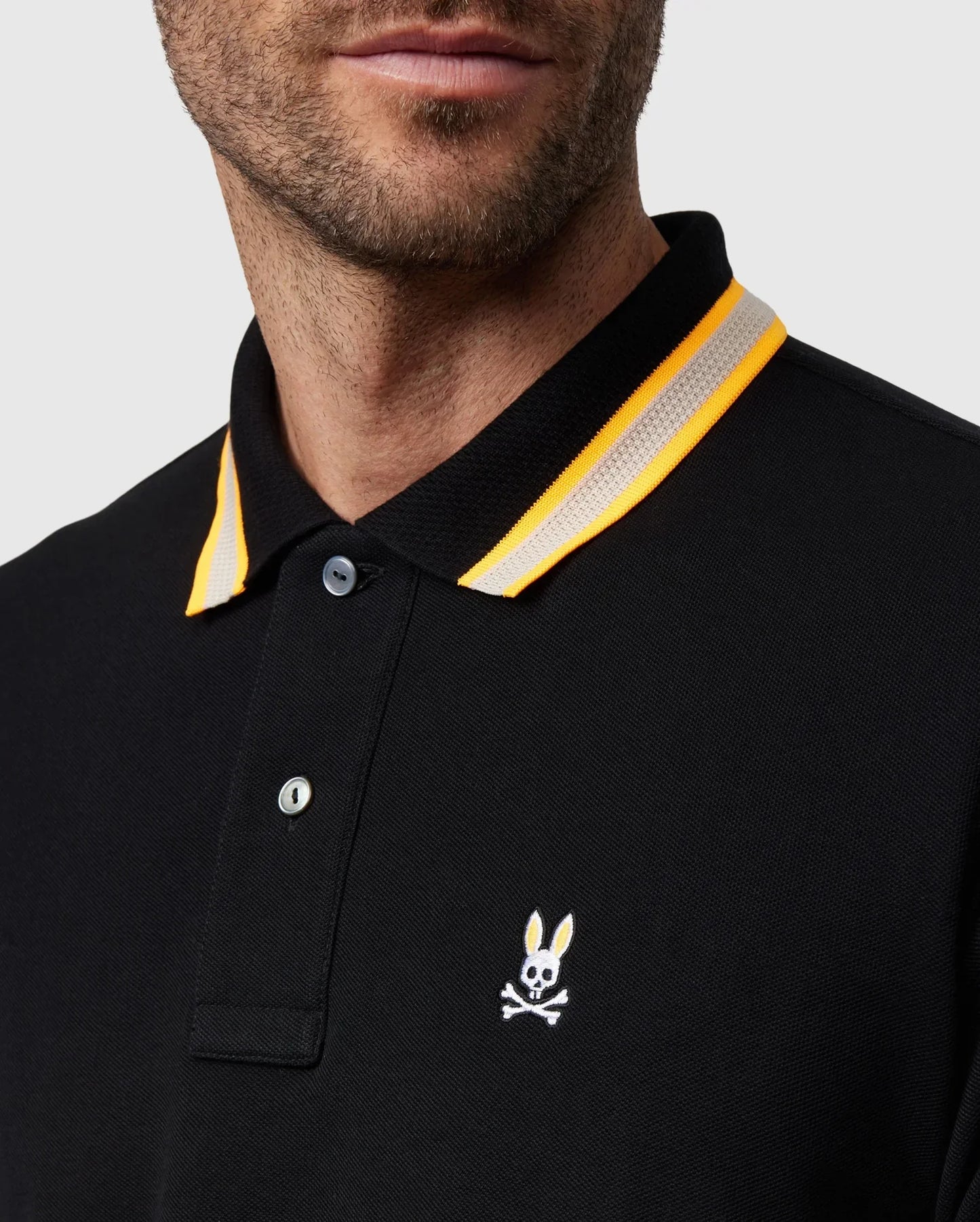 MENS WOODSTOCK PIQUE POLO SHIRT - B6K141B200