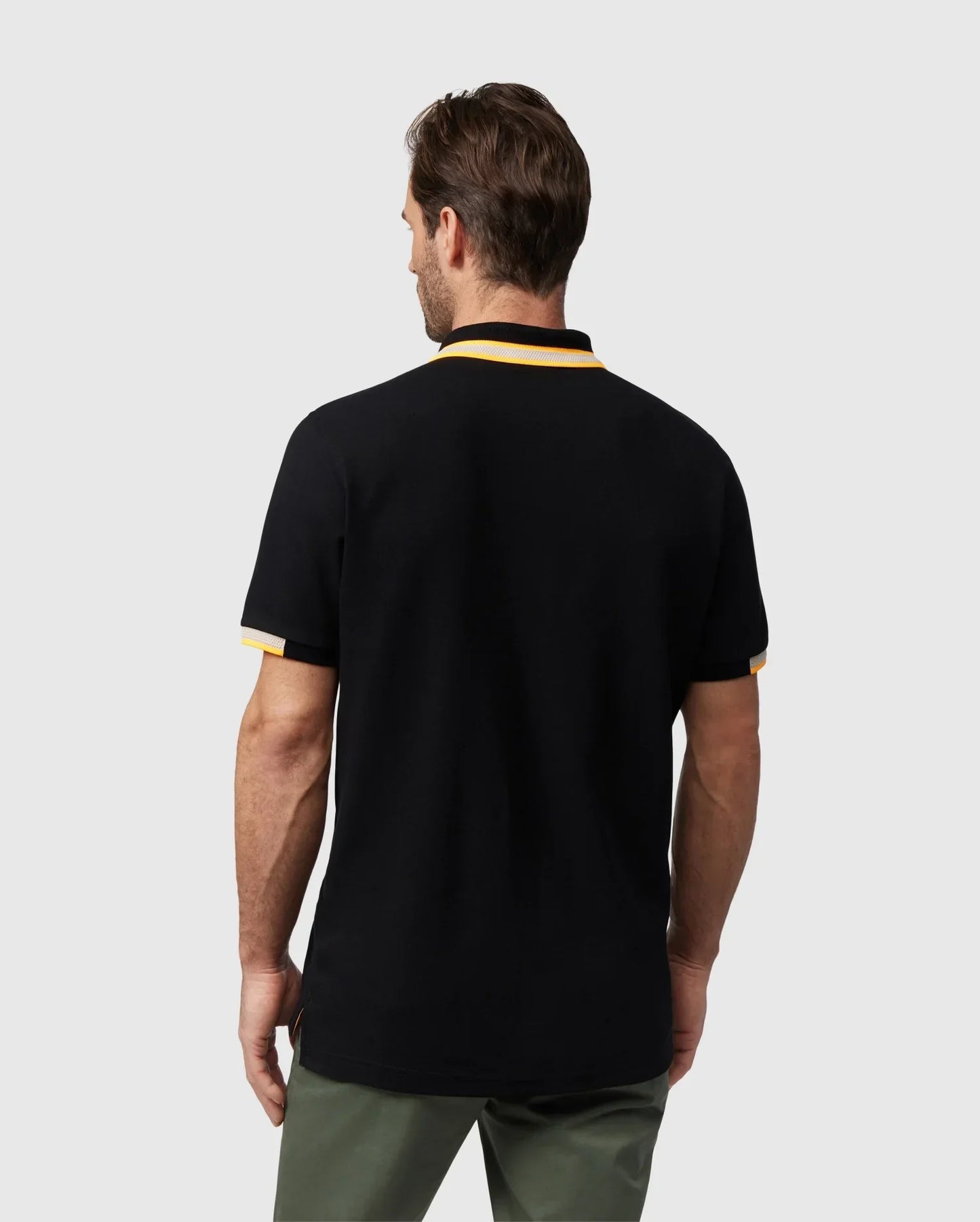 MENS WOODSTOCK PIQUE POLO SHIRT - B6K141B200