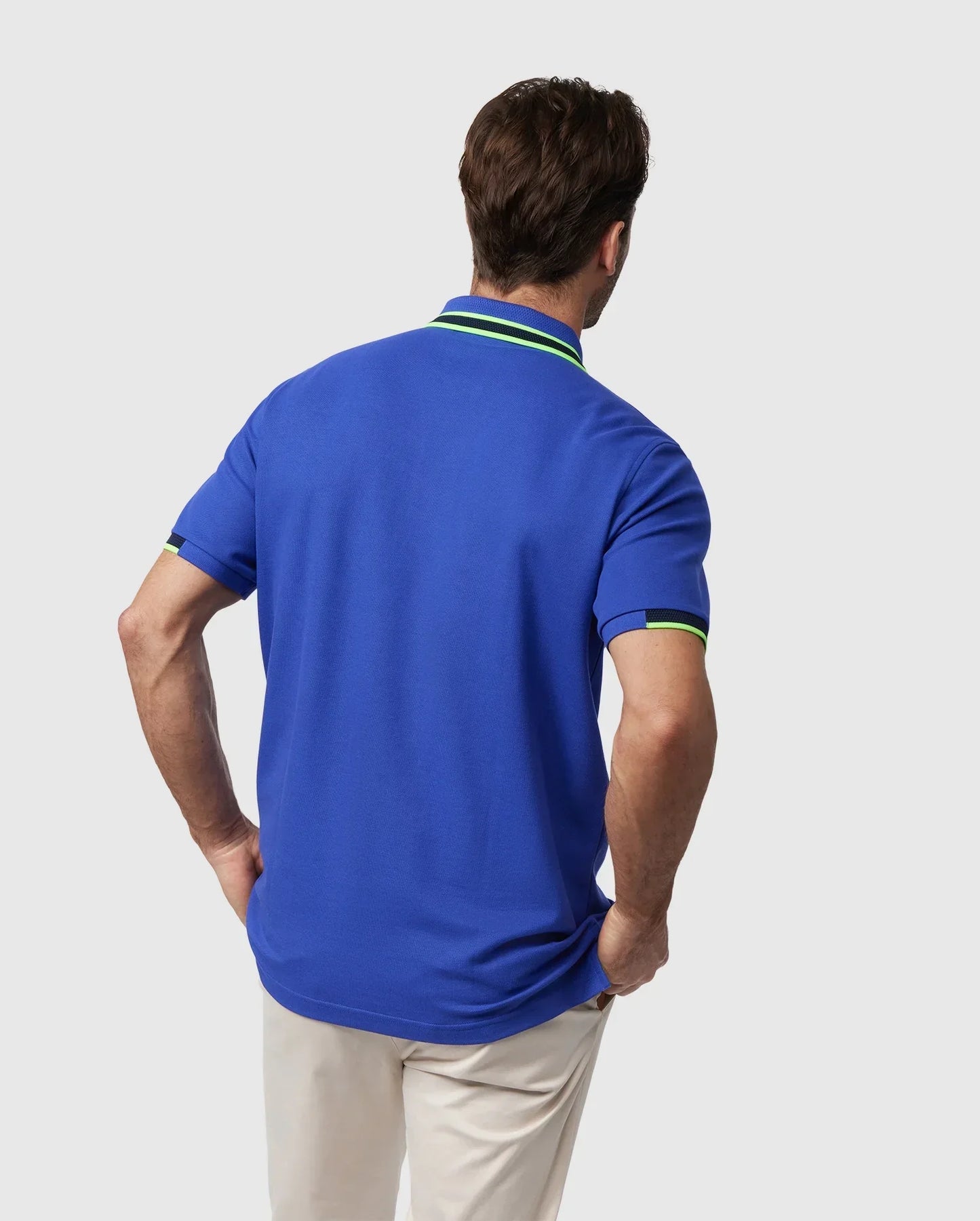 MENS WOODSTOCK PIQUE POLO SHIRT - B6K141B200
