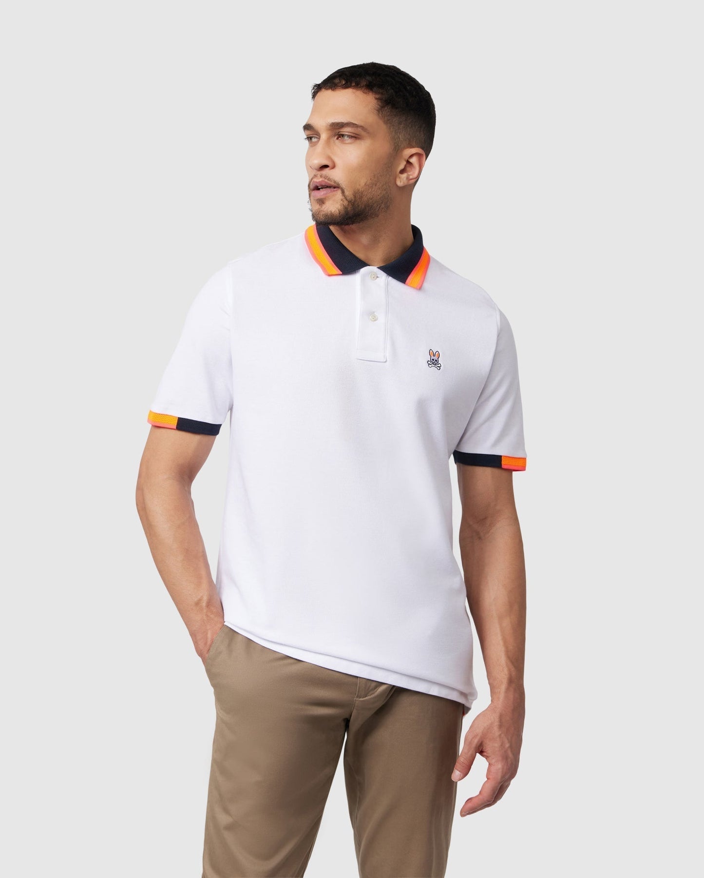 MENS WOODSTOCK PIQUE POLO SHIRT - B6K141B200