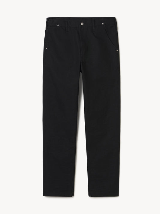 Faded Black HW Canvas Full Saddle Work Pant