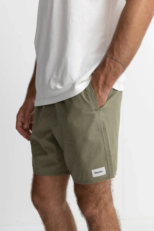 Classic Linen Jam Short in Olive