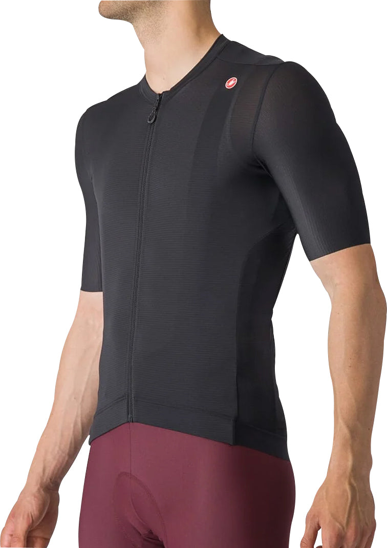 Castelli Espresso Short Sleeve Mens Cycling Jersey - Black