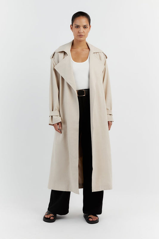 JAMIE STONE TRENCH Clothing DISSH Boutiques 12 STONE
