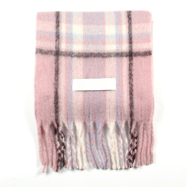 Solid Color Cashmere Shawls and Wraps Long Tassels Blanket Scarves