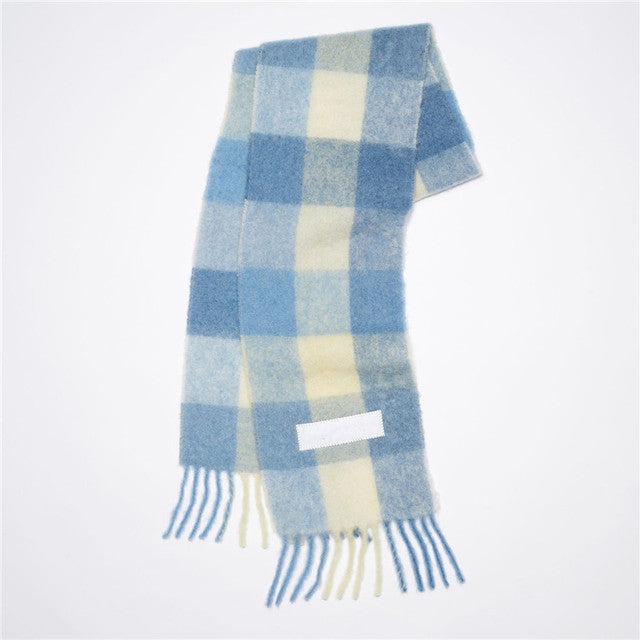 Solid Color Cashmere Shawls and Wraps Long Tassels Blanket Scarves
