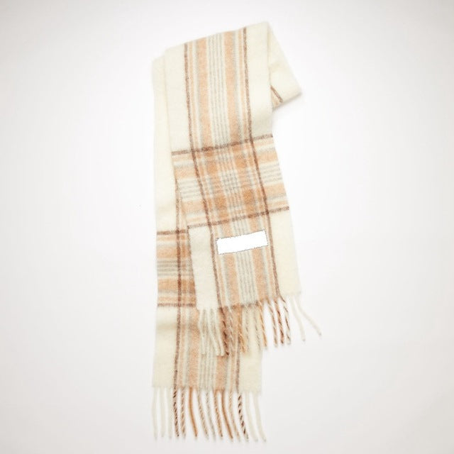 Solid Color Cashmere Shawls and Wraps Long Tassels Blanket Scarves