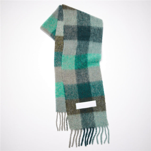 Solid Color Cashmere Shawls and Wraps Long Tassels Blanket Scarves