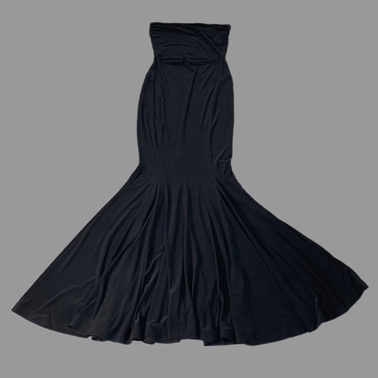 NORMA KAMALI Strapless Fishtail Gown SZ S/36 Black KK3293PL248001 (New)