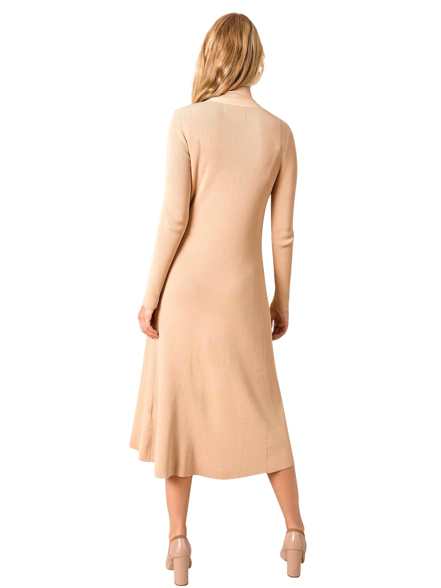 Apparalel Ribbed Cardigan Dress