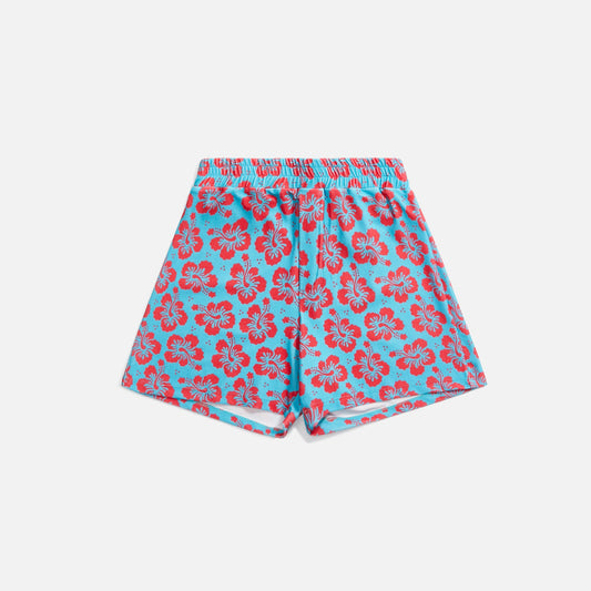 Frankies Bikinis Fifi Terry Short - Blue Magic Print
