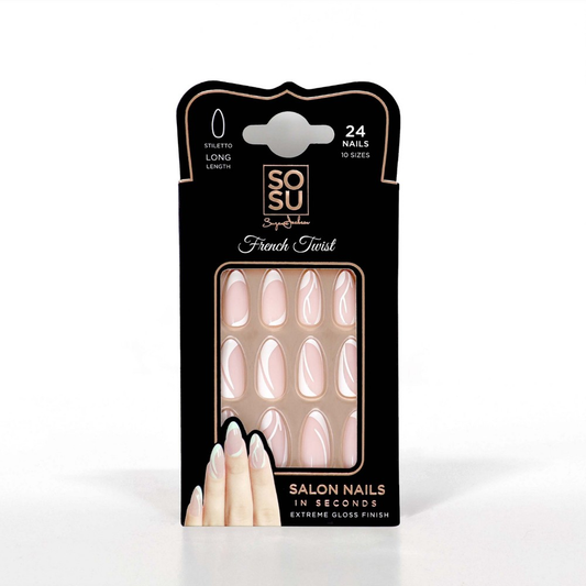 French Twist Faux Nails