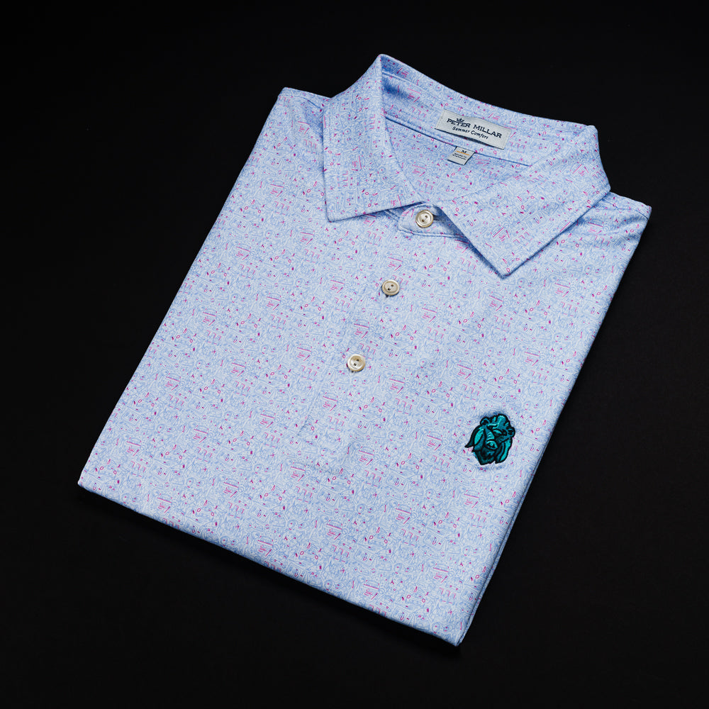 Lion Statue Polo Shirt