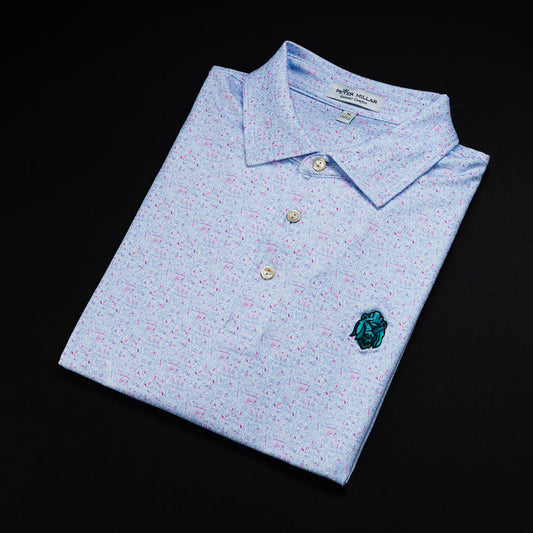 Lion Statue Polo Shirt