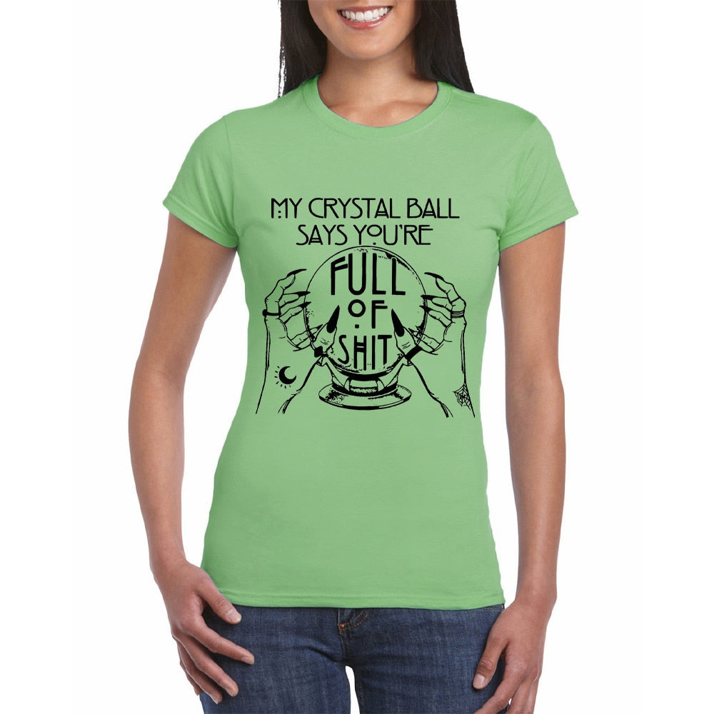 Boho Funny Goth Witch Graphic 90s Hippie Tshirt