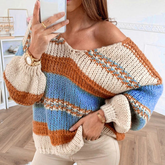 Striped Knitted Sweater