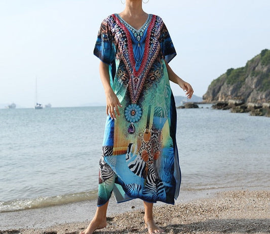 Beach Swimsuit Dress - Ishka