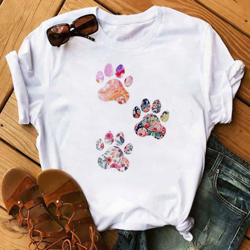 Dogs Paws, Peace & Love T-shirt