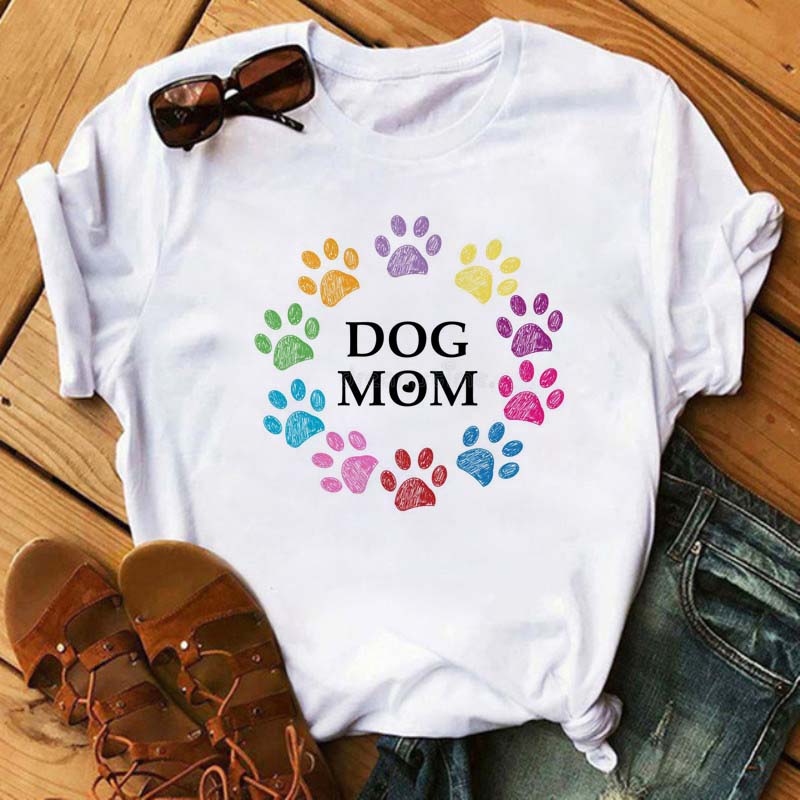 Dogs Paws, Peace & Love T-shirt